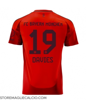 Bayern Munich Alphonso Davies #19 Maglia Gara Casa Repliche 2024-25